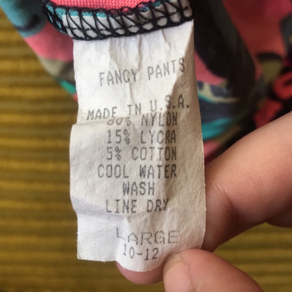 Vintage High Waisted Vibrant Bikini Bottoms size L - Picture 5 of 8